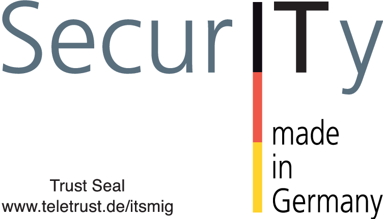 IT Security made in Germany TeleTrusT Seal 1